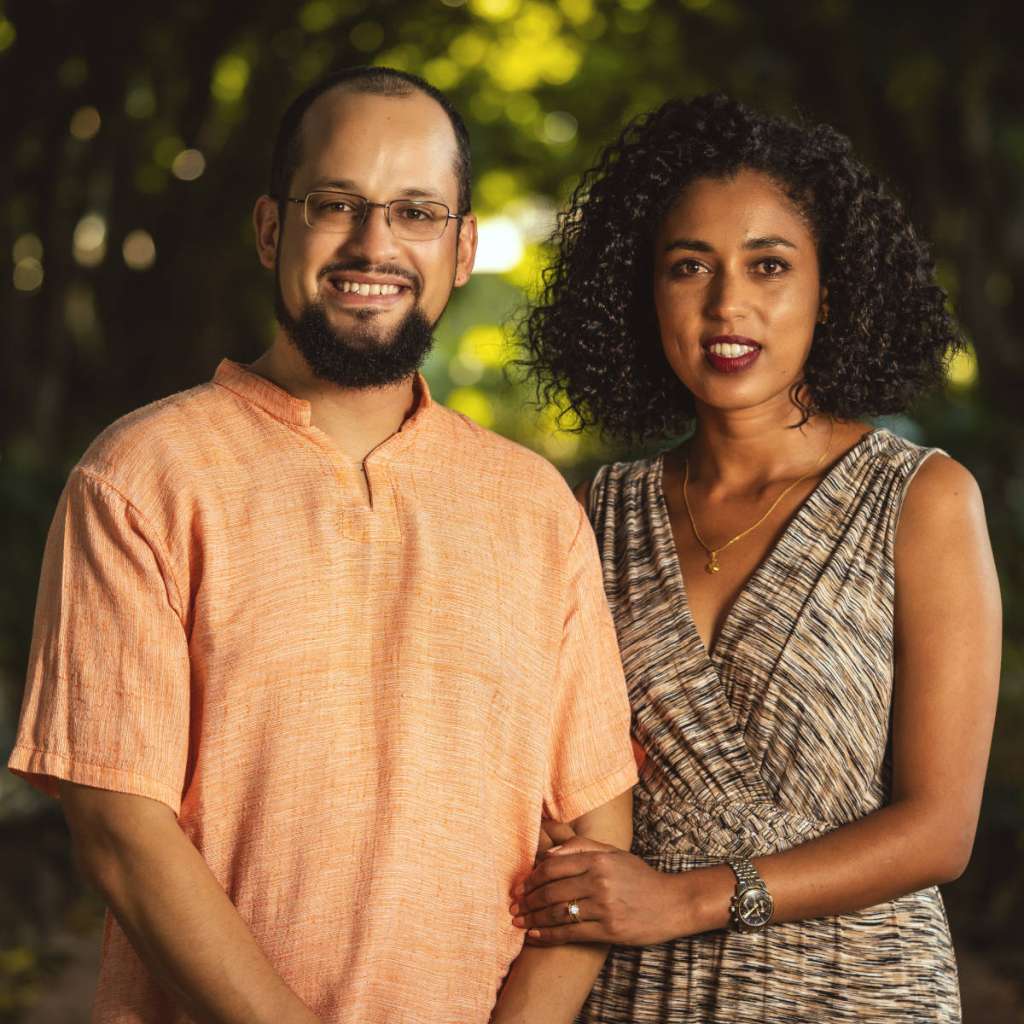 multiracial couple